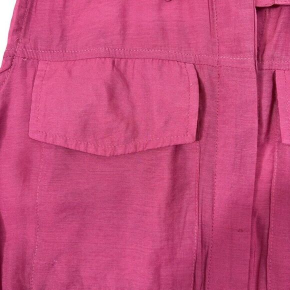 And Now This Sleeveless Shirt Dress Maxi Raspberry Pink Flowy Airy Romantic XL - Picture 5 of 16